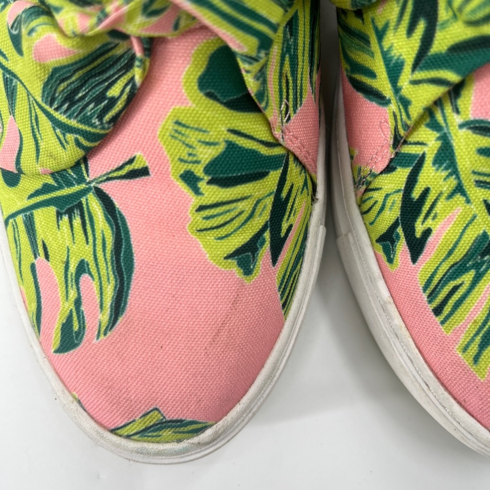 Mellow Yellow Platform Tropical Tennis Shoes Size 37 or US 7 - Picture 4 of 7